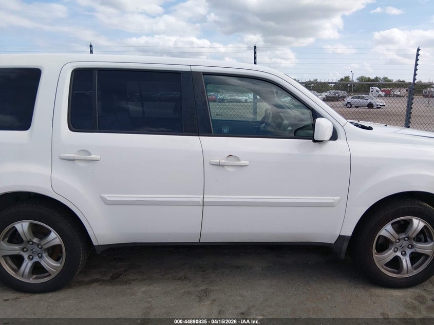 2012 Honda Pilot Ex-L VIN: 5FNYF3H58CB014432 Lot: 44890835