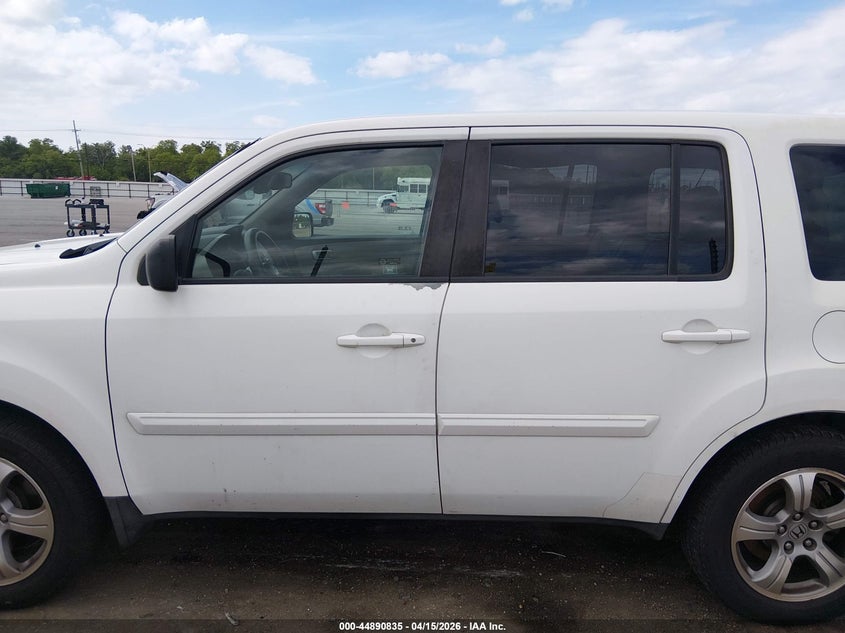 2012 Honda Pilot Ex-L VIN: 5FNYF3H58CB014432 Lot: 44890835