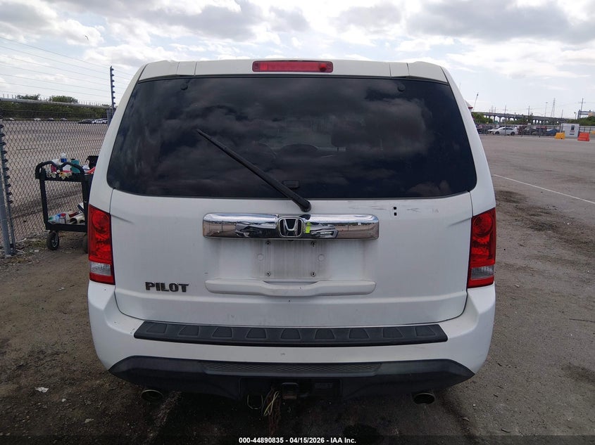 2012 Honda Pilot Ex-L VIN: 5FNYF3H58CB014432 Lot: 44890835