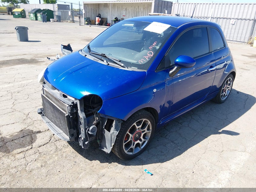 Vin: 3c3cffbr2dt624373, lot: 45388245, fiat 500 sport 20132