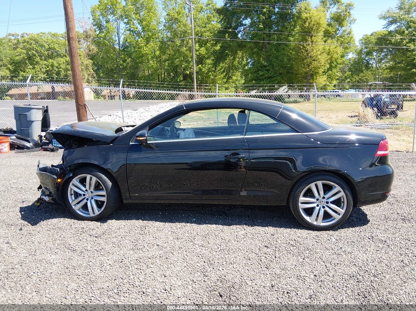 2012 Volkswagen Eos 2.0 Executive/Lux black Lot 111044890901 Vin WVWFW7AHXCV013318