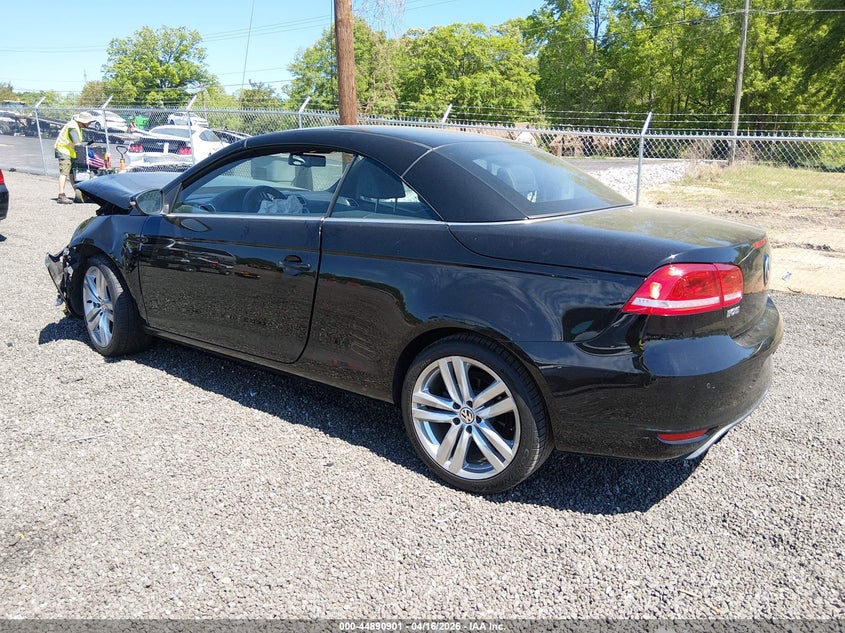2012 Volkswagen Eos 2.0 Executive/Lux black Lot 111044890901 Vin WVWFW7AHXCV013318