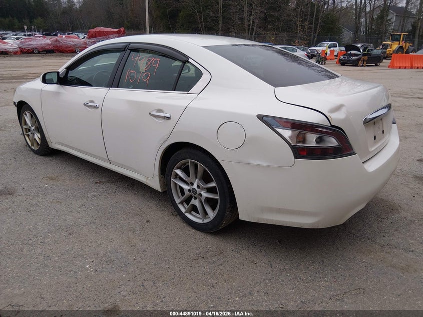2014 Nissan Maxima 3.5 3.5 S/3.5 Sv white Lot 111044891019 Vin 1N4AA5APXEC481252