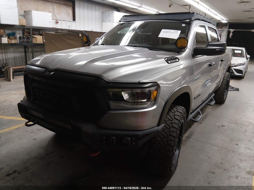 2019 Ram 1500 5.7 Grey Lot 111044891113 Vin 1C6SRFFT3KN626500