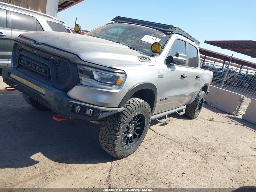 Vin: 1c6srfft3kn626500, lot: 45388459, ram 1500 big horn/lone star  4x4 5'7 box 20192