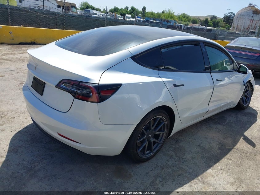 5YJ3E1EA3PF500185 2023 Tesla Model 3 Rear-Wheel Drive white