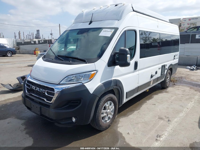Vin: 3c6mrvug0pe526584, lot: 45388780, ram promaster 3500 window van high roof 159 wb ext 20232