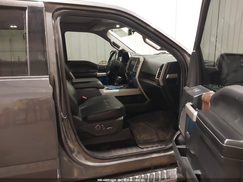 2015 Ford F-150 5.0 Lariat grey Lot 111044891439 Vin 1FTEW1EF8FFA94965