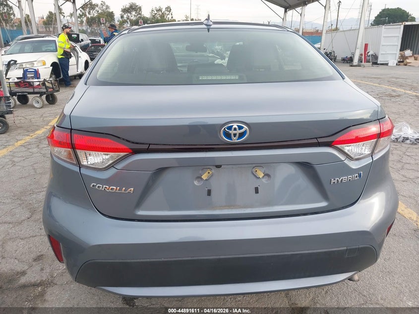 VIN JTDEAMDEXN3004353 2022 TOYOTA COROLLA HYBRID LE