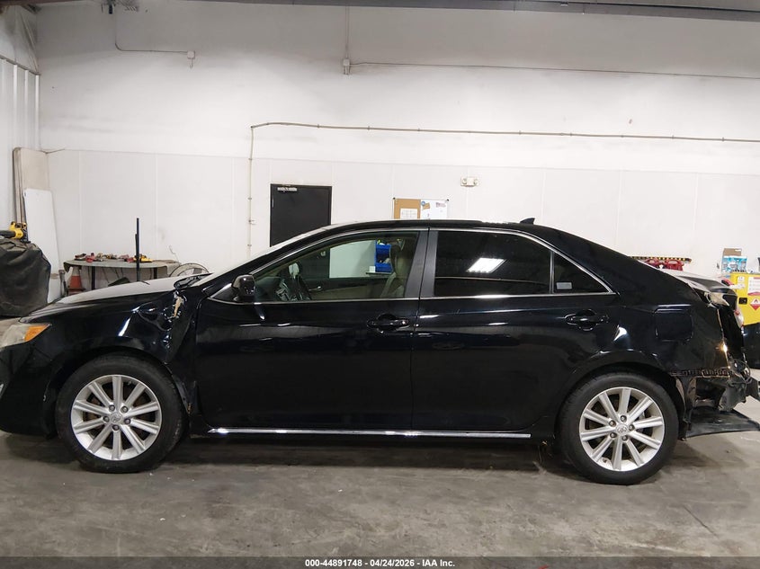 2012 Toyota Camry 2.5 Xle Black Lot 111044891748 Vin 4T1BF1FK9CU540865