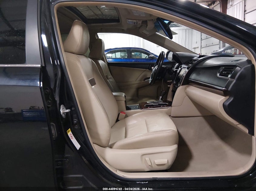 2012 Toyota Camry 2.5 Xle Black Lot 111044891748 Vin 4T1BF1FK9CU540865