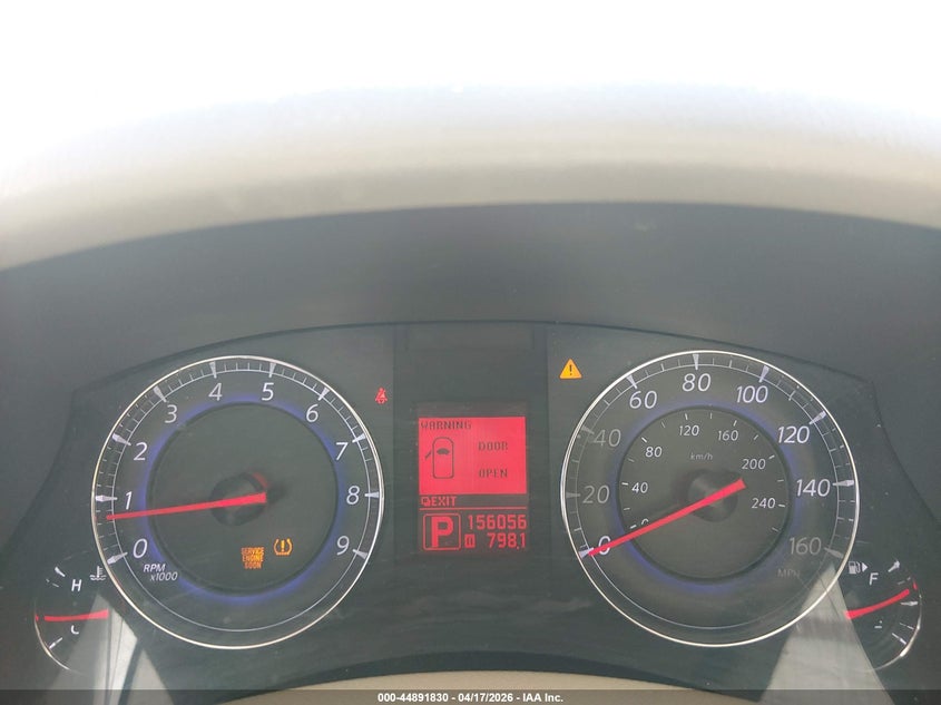 2008 Infiniti Ex35 Journey VIN: JNKAJ09F68M358845 Lot: 44891830