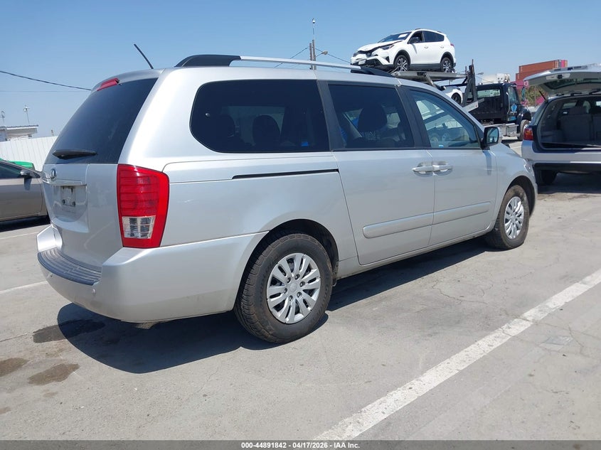 Vin: kndmg4c72e6552651, lot: 45389188, kia sedona lx 20144