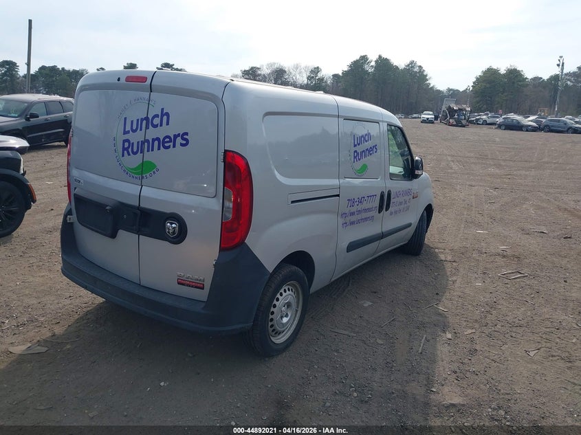Vin: zfberfat1f6a66415, lot: 45389367, ram promaster city tradesman 20154