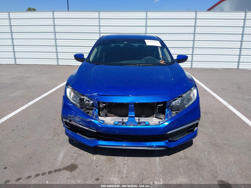 2020 Honda Civic 2.0 Lx blue Lot 111044892249 Vin 19XFC2F68LE010599