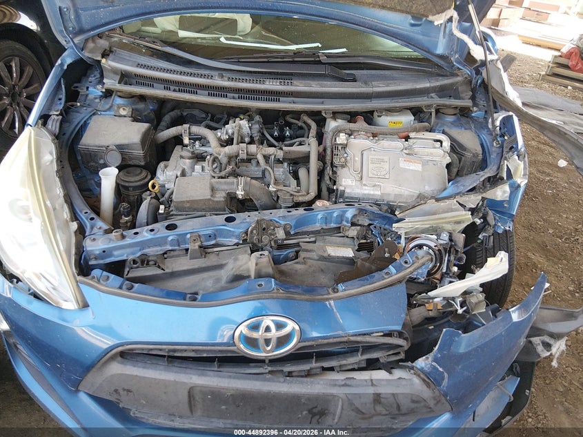 2017 Toyota Prius C Two VIN: JTDKDTB34H1593423 Lot: 44892396