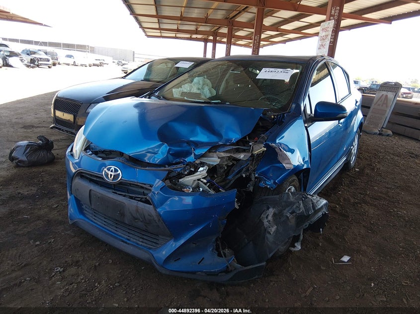 2017 Toyota Prius C Two VIN: JTDKDTB34H1593423 Lot: 44892396