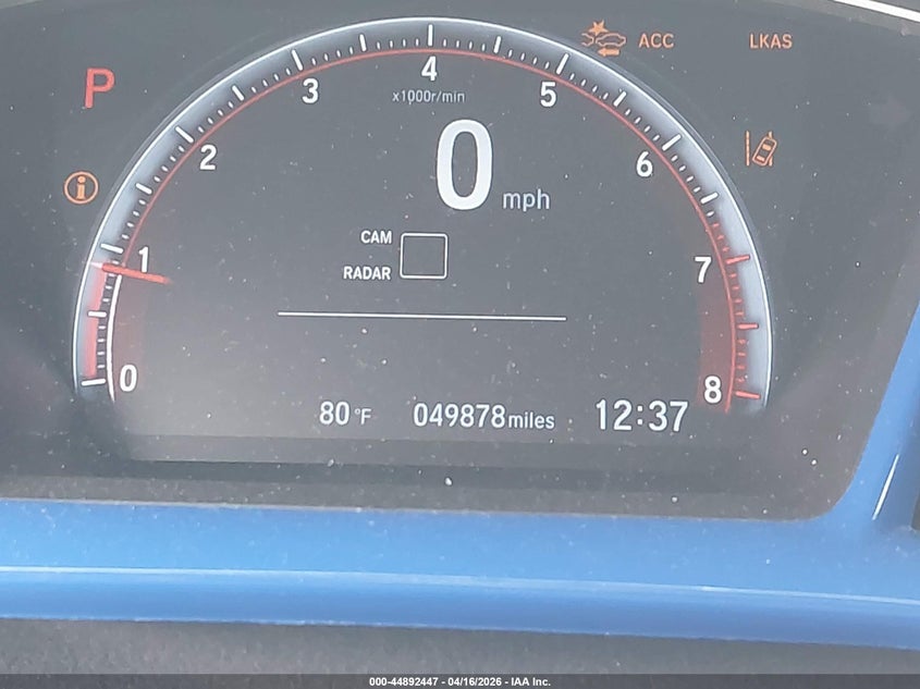 2020 HONDA CIVIC SEDAN 2.0L I-4 DOHC, VVT, 158HP