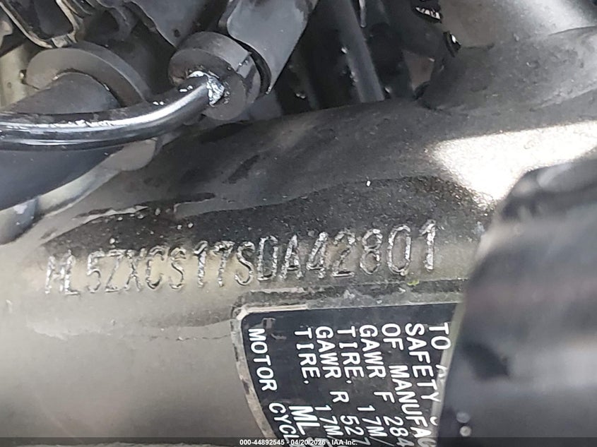 2025 Kawasaki Zx400 S VIN: ML5ZXCS17SDA42801 Lot: 44892545