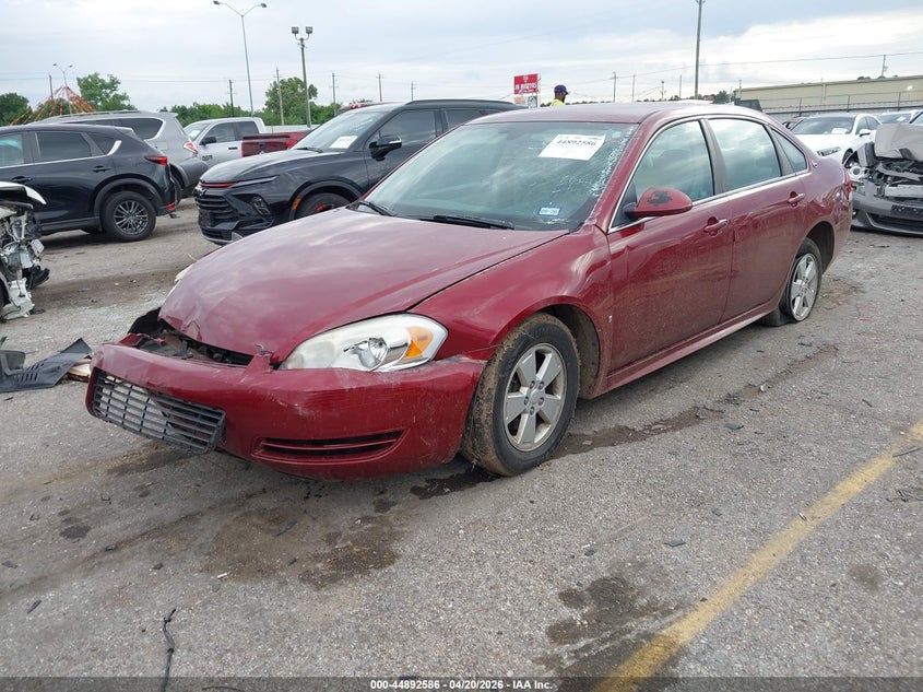 2009 Chevrolet Impala 3.5 Lt brown Lot 111044892586 Vin 2G1WT57K191282519