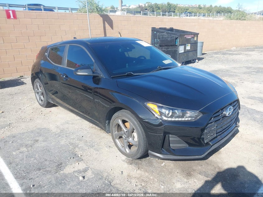 2019 Hyundai Veloster 2.0 VIN: KMHTG6AF2KU013838 Lot: 44892759