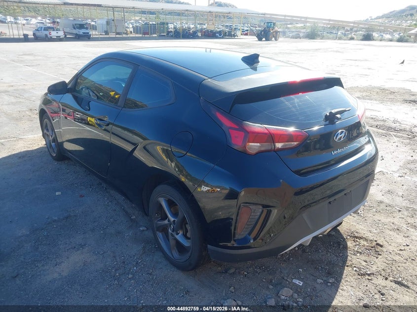2019 Hyundai Veloster 2.0 VIN: KMHTG6AF2KU013838 Lot: 44892759