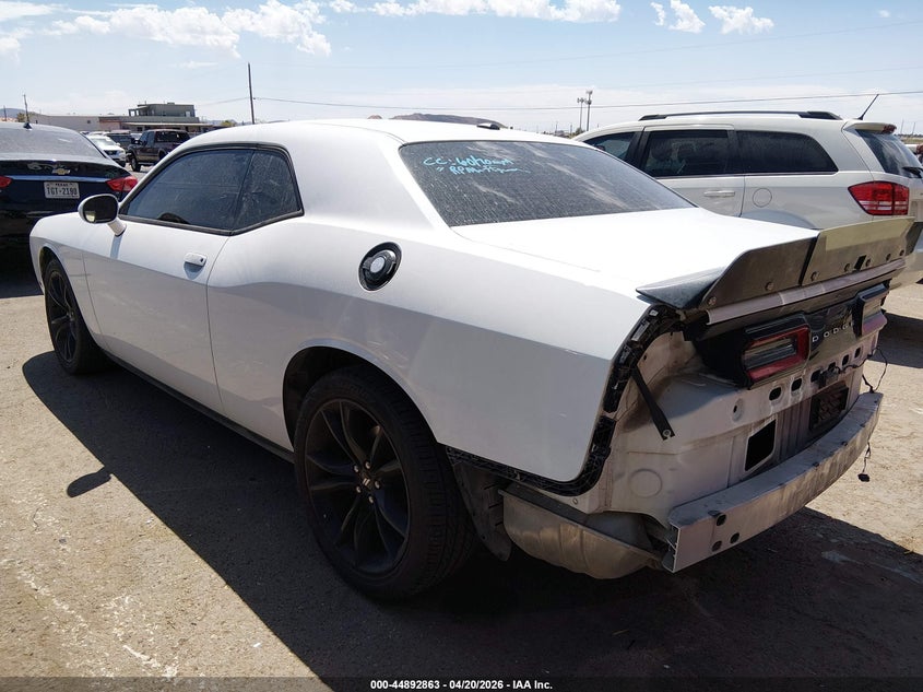 Vin: 2c3cdzag6hh531443, lot: 45390209, dodge challenger sxt 20173