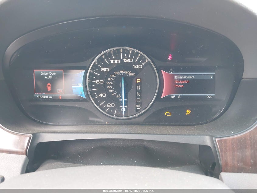 2014 FORD EDGE SPORT UTILITY VEHICLE 3.5L V-6 DOHC, VVT, 285HP
