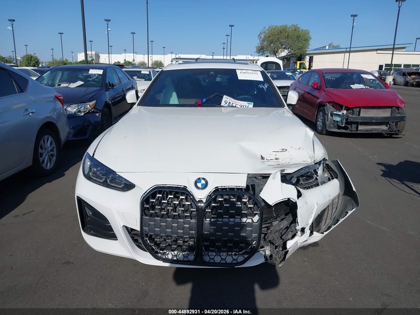 2022 BMW 430I Gran Coupe VIN: WBA63AV05NFM39342 Lot: 44892931