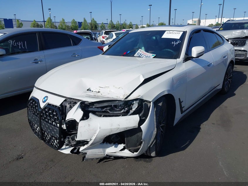 2022 BMW 430I Gran Coupe VIN: WBA63AV05NFM39342 Lot: 44892931