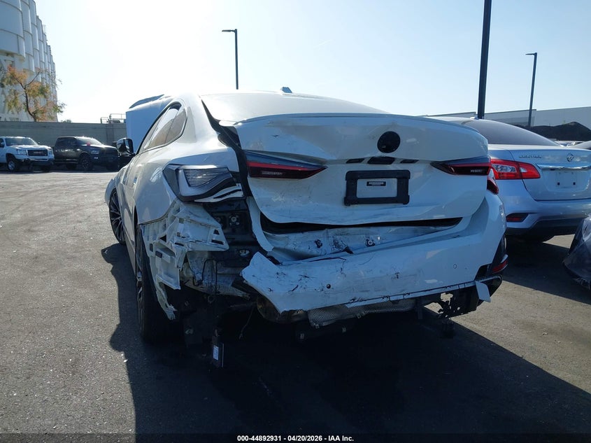 2022 BMW 430I Gran Coupe VIN: WBA63AV05NFM39342 Lot: 44892931