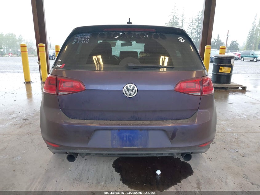 2017 Volkswagen Golf Gti Sport 4-Door VIN: 3VW447AUXHM000660 Lot: 44893086