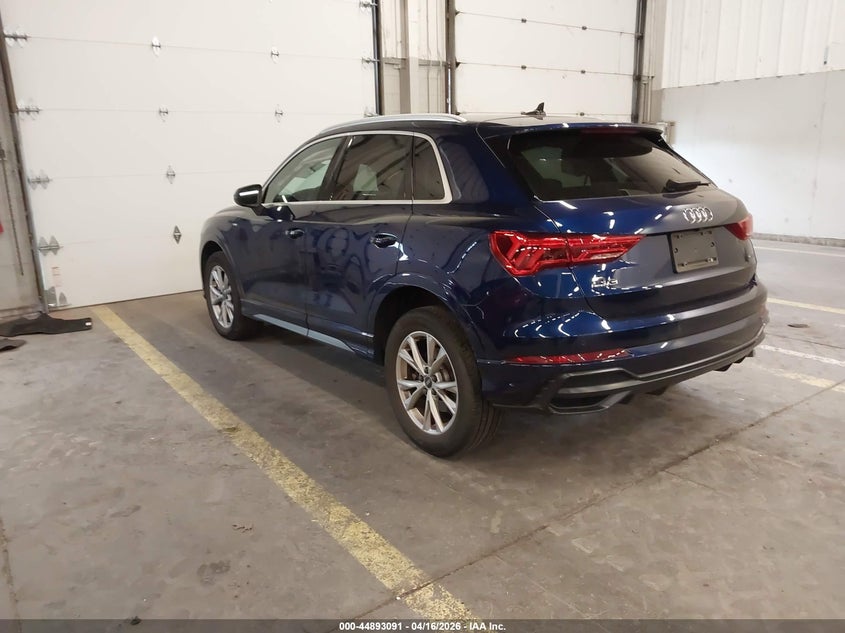 Vin: wa1decf38n1145496, lot: 45390437, audi q3 premium 45 tfsi s line quattro tiptronic 20223