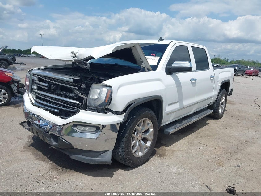 2017 Gmc SIERRA 5.3 1500 Slt white Lot 111044893103 Vin 3GTP1NEC8HG210607