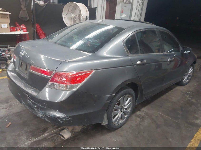 2012 Honda Accord 2.4 2.4 Ex-l Grey Lot 111044893168 Vin 1HGCP2F82CA175822