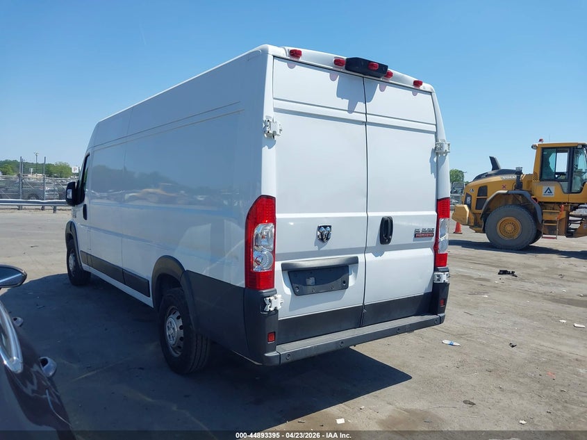 Vin: 3c6mrvjgxme520520, lot: 45390741, ram promaster 3500 cargo van high roof 159 wb ext 20213