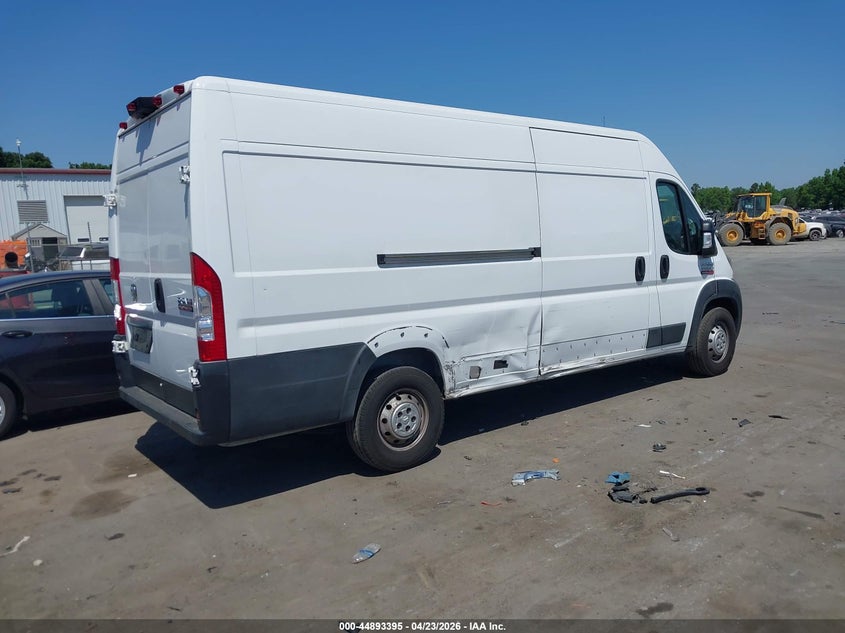 Vin: 3c6mrvjgxme520520, lot: 45390741, ram promaster 3500 cargo van high roof 159 wb ext 20214