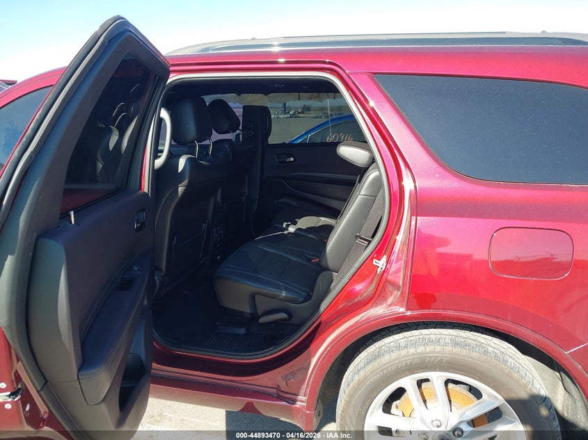 2022 Dodge Durango 3.6 Gt Plus Awd red Lot 111044893470 Vin 1C4RDJDG6NC106595