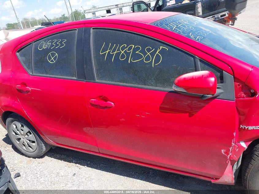 2014 Toyota Prius C Four/One/Three/Two VIN: JTDKDTB38E1069333 Lot: 44893815