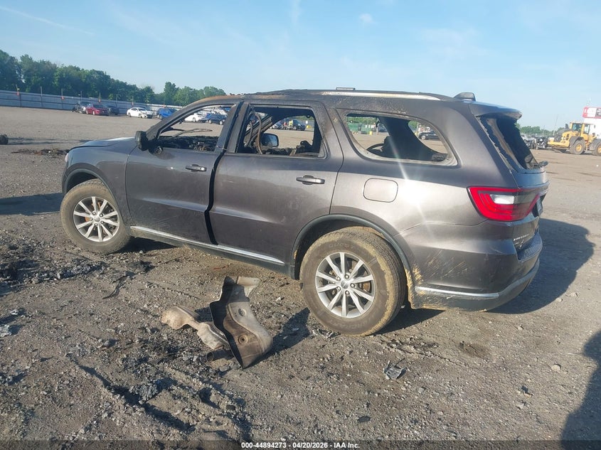 Vin: 1c4rdjag2gc423085, lot: 45391637, dodge durango sxt 20163
