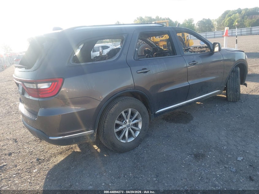 Vin: 1c4rdjag2gc423085, lot: 45391637, dodge durango sxt 20164