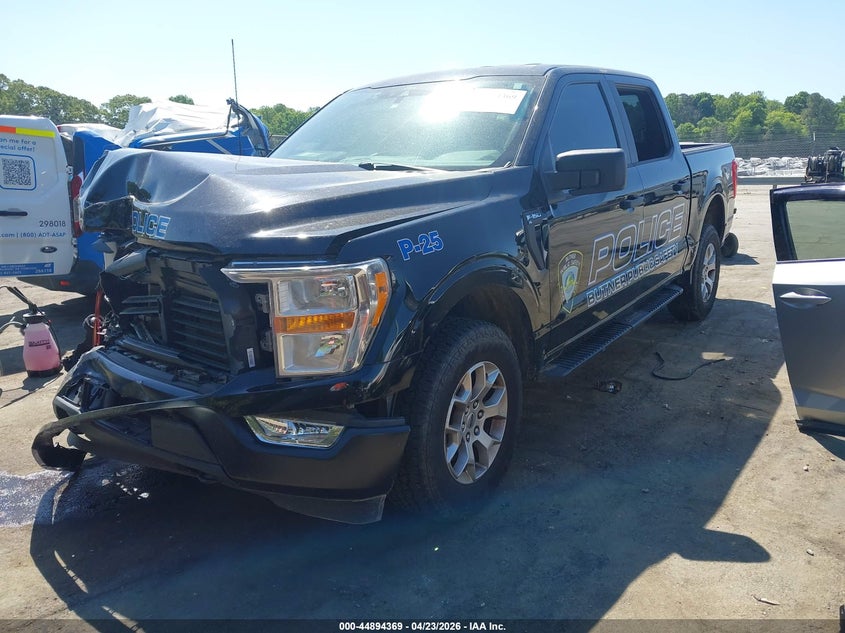 2022 Ford F-150 Police Responder Xl 1FTFW1P80NKD04838 photo 1