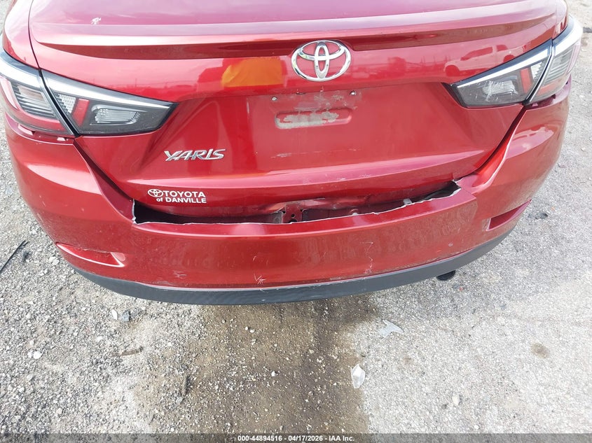 VIN 3MYDLBYV0KY503798 2019 TOYOTA YARIS LE