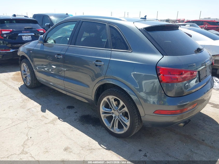 Vin: wa1bccfs6jr000487, lot: 45391921, audi q3 2.0t premium/2.0t sport premium 20183