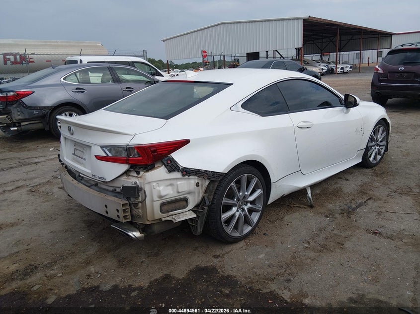 Vin: jthhe5bc2f5003386, lot: 45391925, lexus rc 350 20154