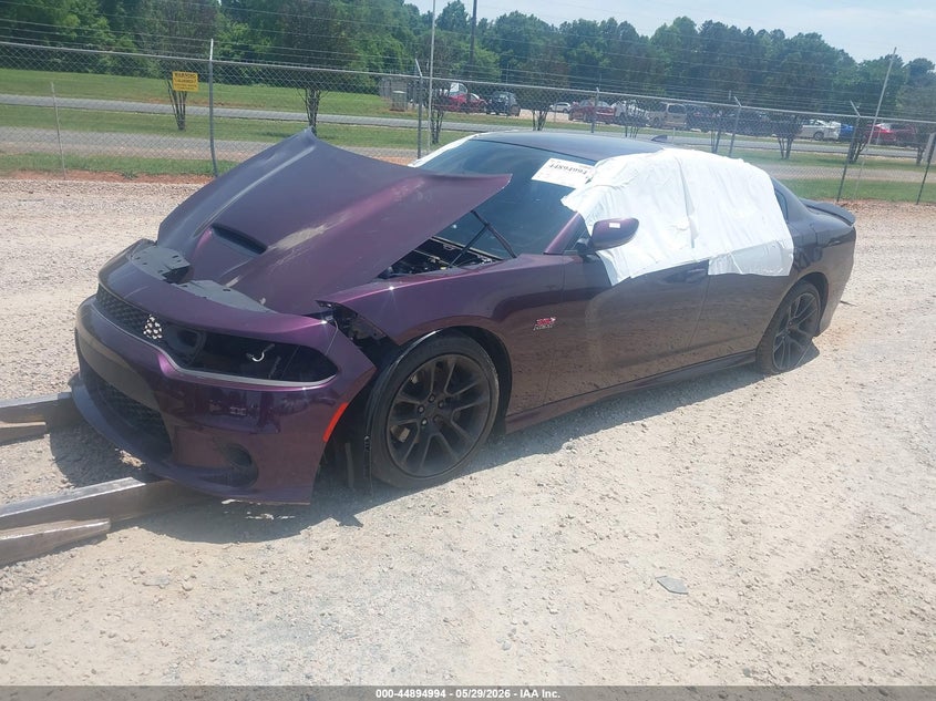 Vin: 2c3cdxgj2mh528511, lot: 45392358, dodge charger scat pack rwd 20212