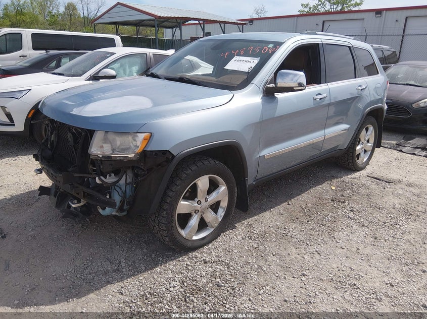 Vin: 1c4rjfct2cc325619, lot: 45392427, jeep grand cherokee overland 20122