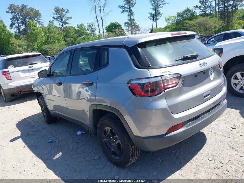 Vin: 3c4njcabxjt267459, lot: 45392448, jeep compass sport fwd 20183