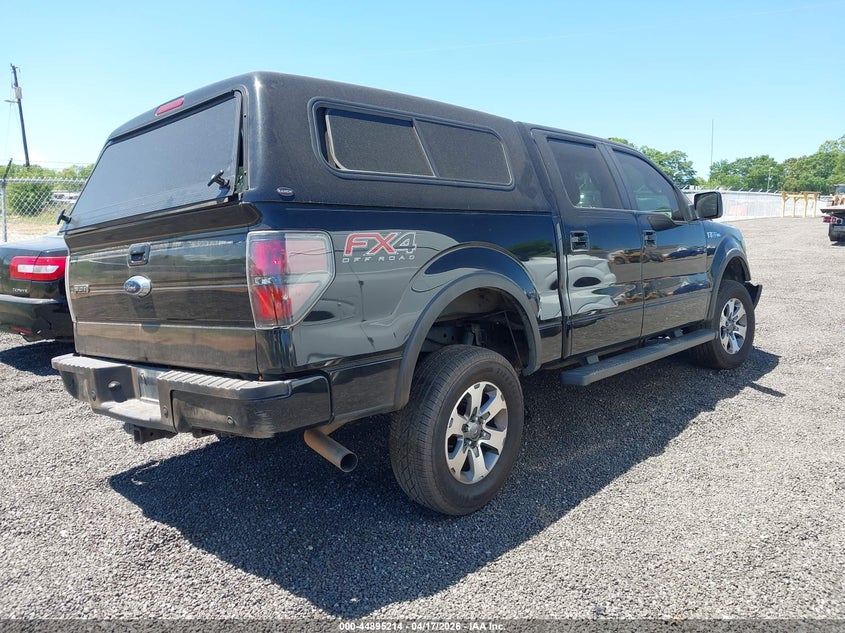 2012 Ford F-150 5.0 Fx4 black Lot 111044895214 Vin 1FTFW1EF8CFD09499