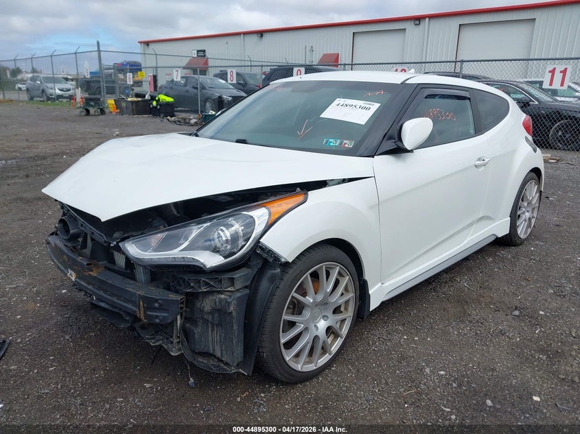 2016 HYUNDAI VELOSTER HATCHBACK 1.6L I-4 DI, DOHC, VVT, TURBO, 201HP